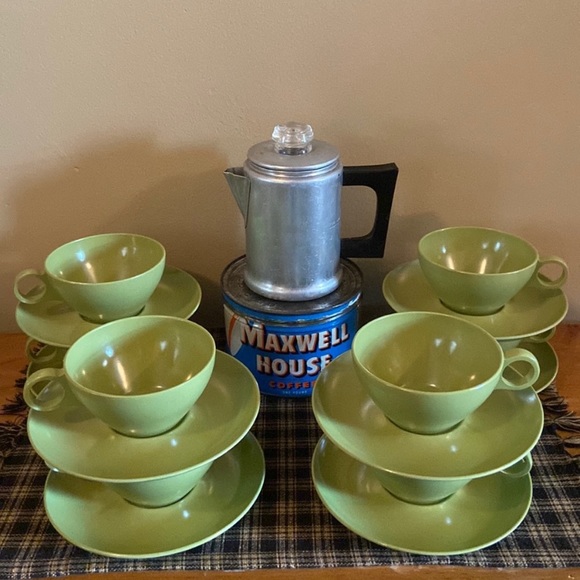 Prolon Dining Vintage Melmac Cups And Saucers Poshmark